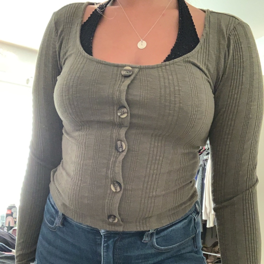 Olive green long sleeve